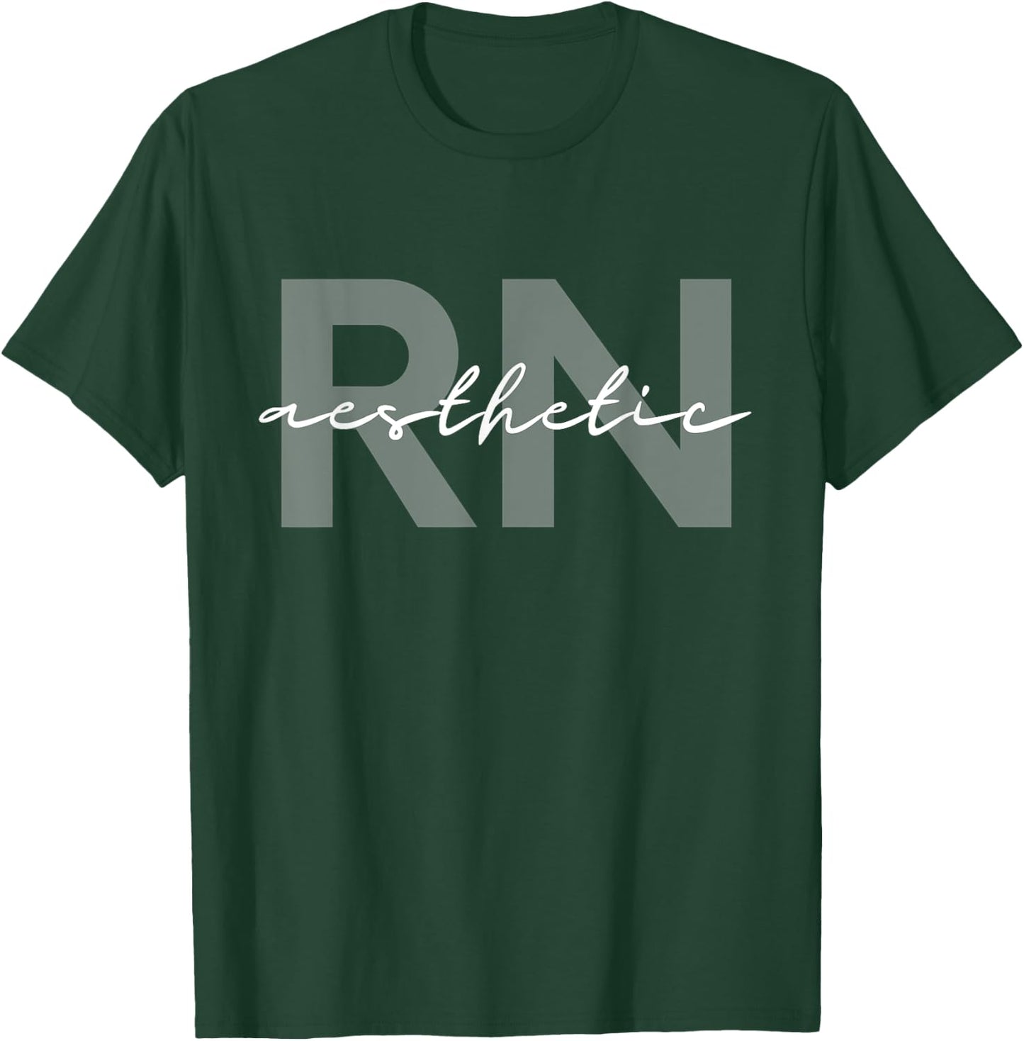 Aesthetic Nurse Cosmetic RN Registered Nurse Syringe T-Shirt - T-Shirt | Forest