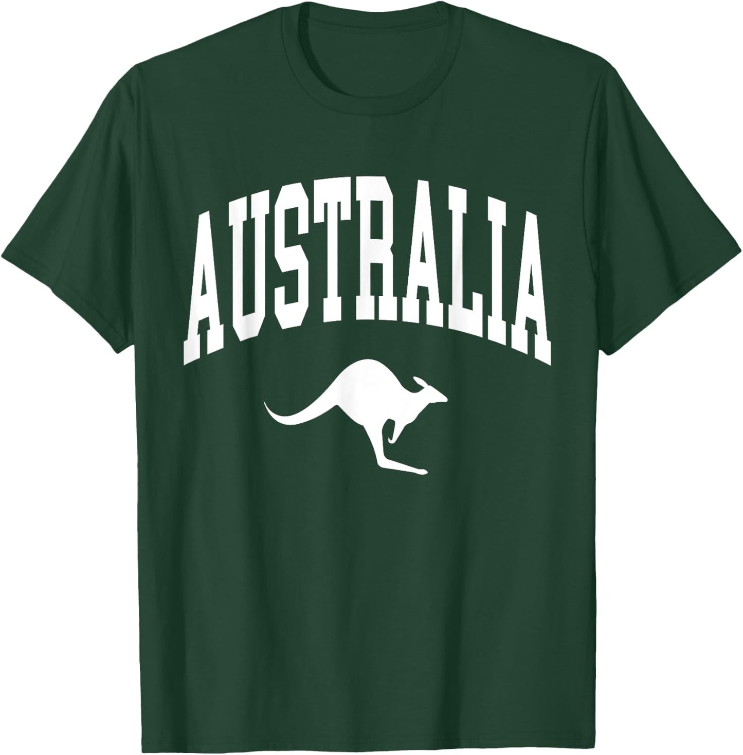 Australia Kangaroo Aussi Outback Down Under Australian T-Shirt - T-Shirt | Forest