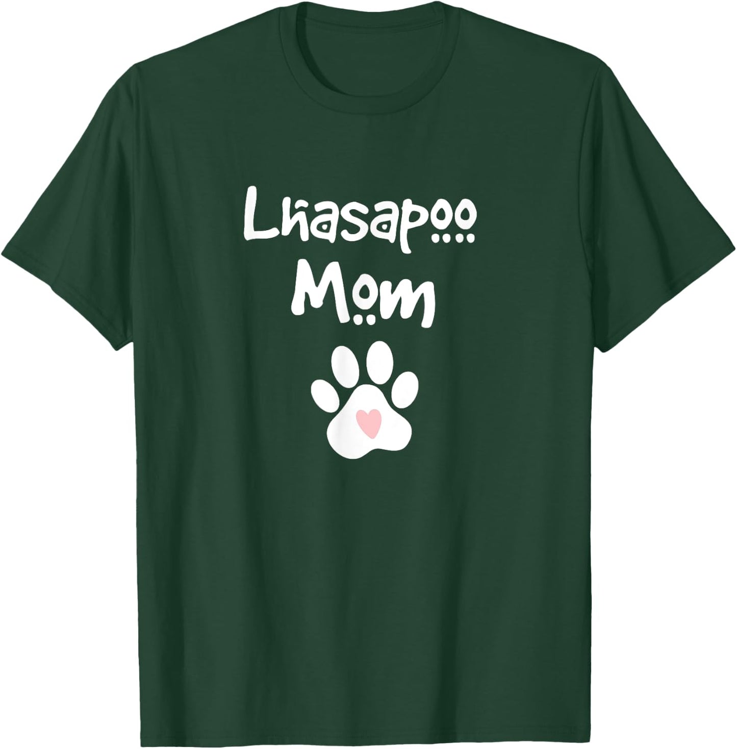 Lhasapoo Mom Lhasa Apso Poodle Mix Breed Dog T-Shirt - T-Shirt | Forest