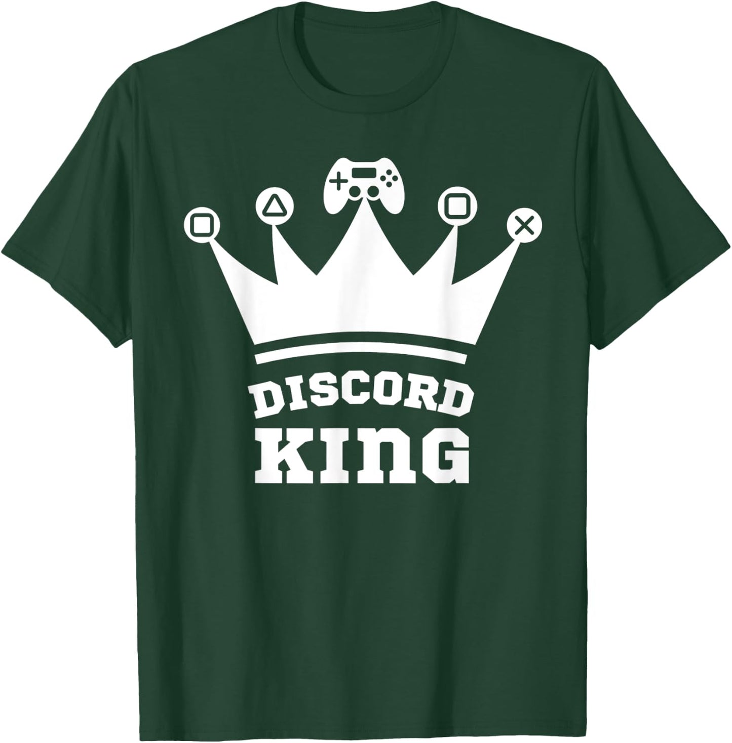 Model Gone Rogue Designs Discord King Gamer T-Shirt - T-Shirt | Forest