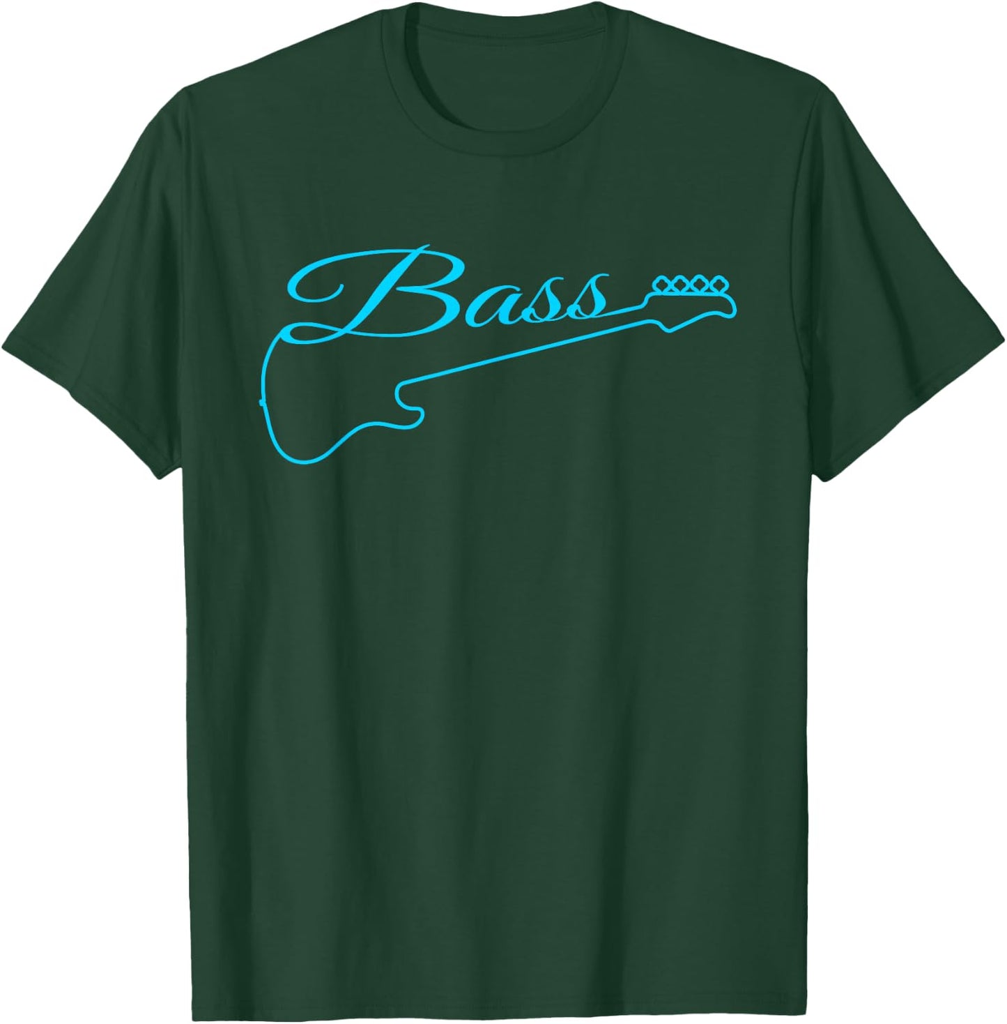 This musical Bass design is intended for guitarists T-Shirt - T-Shirt | Forest