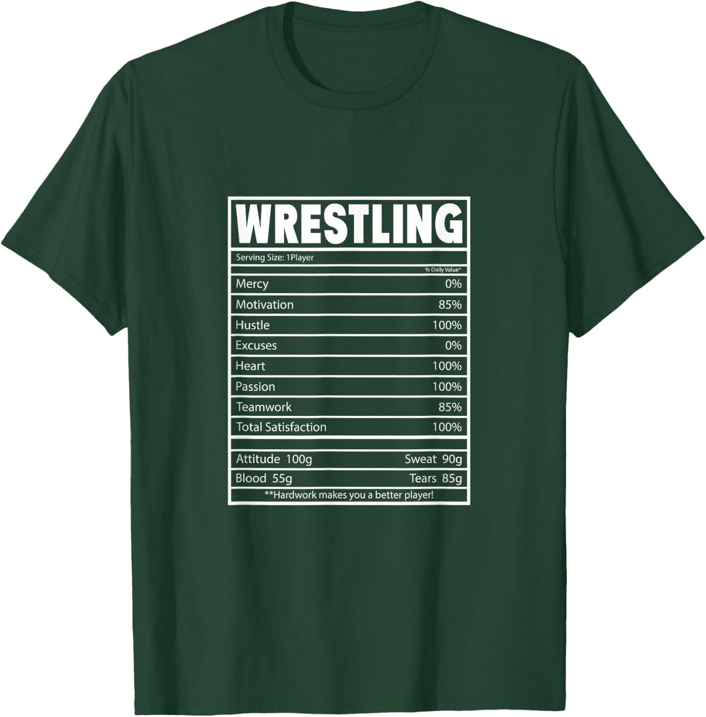 Wrestling Quote Wrestler Sports Saying Funny Wrestling T-Shirt - T-Shirt | Forest