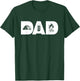 Dad The Camper Tent Camping Dad Father's Day Camper Gift T-Shirt - T-Shirt | Forest