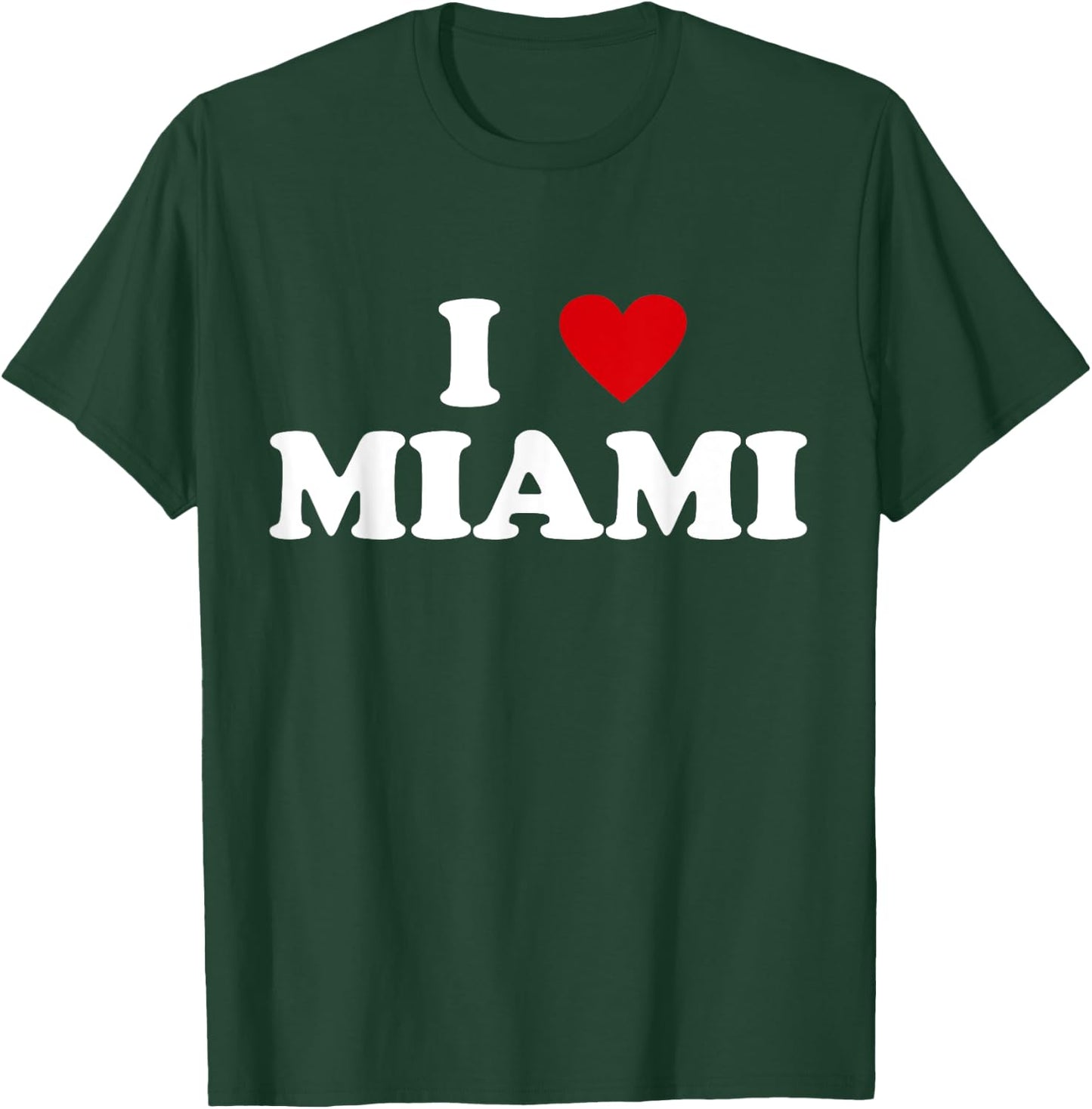 I Heart USA City - I Love Miami T-Shirt - T-Shirt | Forest