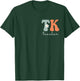 TK Teacher Groovy Vintage Women Happy First Day Of School T-Shirt - T-Shirt | Forest