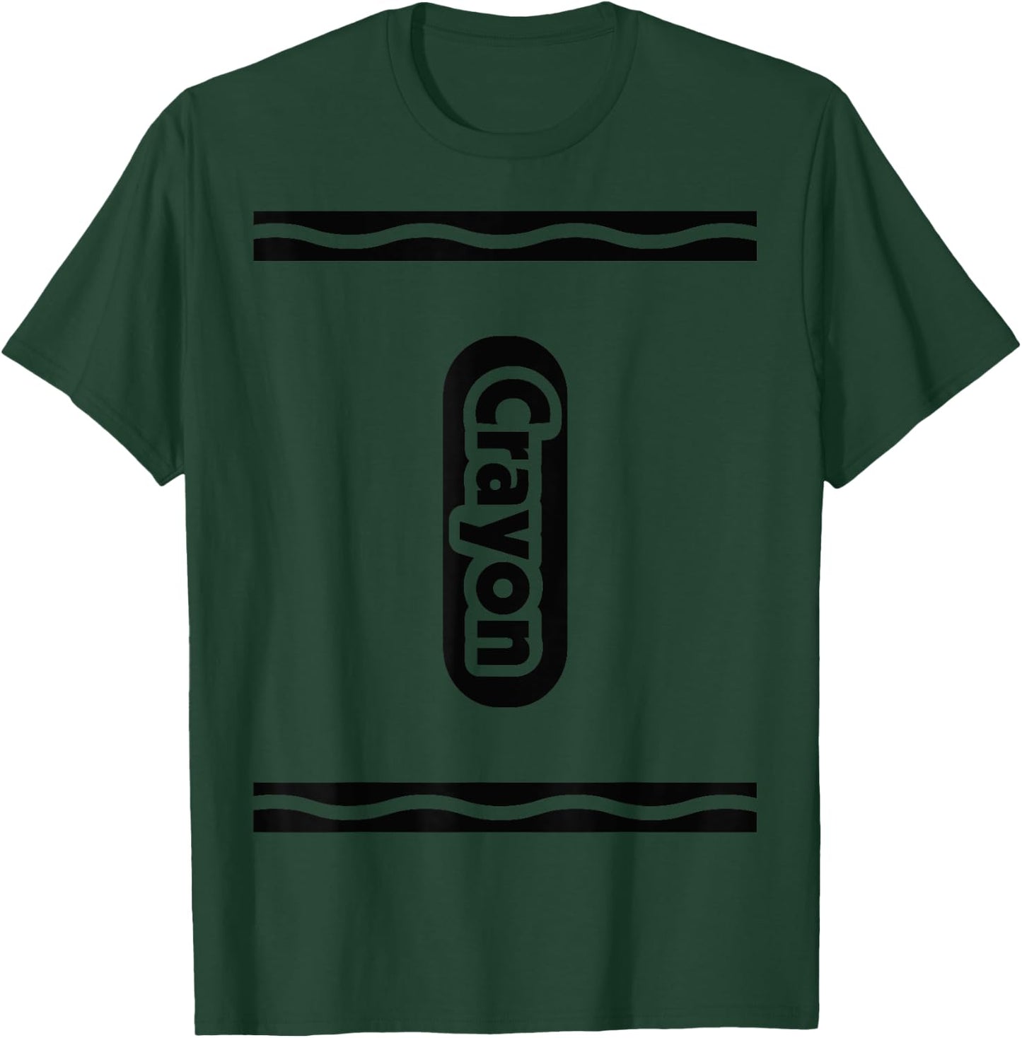 Pencil-Crayon-Crayons Halloween Costume Team Group Matching T-Shirt - T-Shirt | Forest