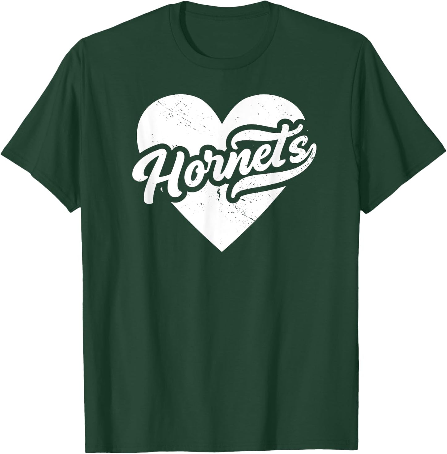 Vintage Hornets School Spirit Go Hornets Love T-Shirt - T-Shirt | Forest