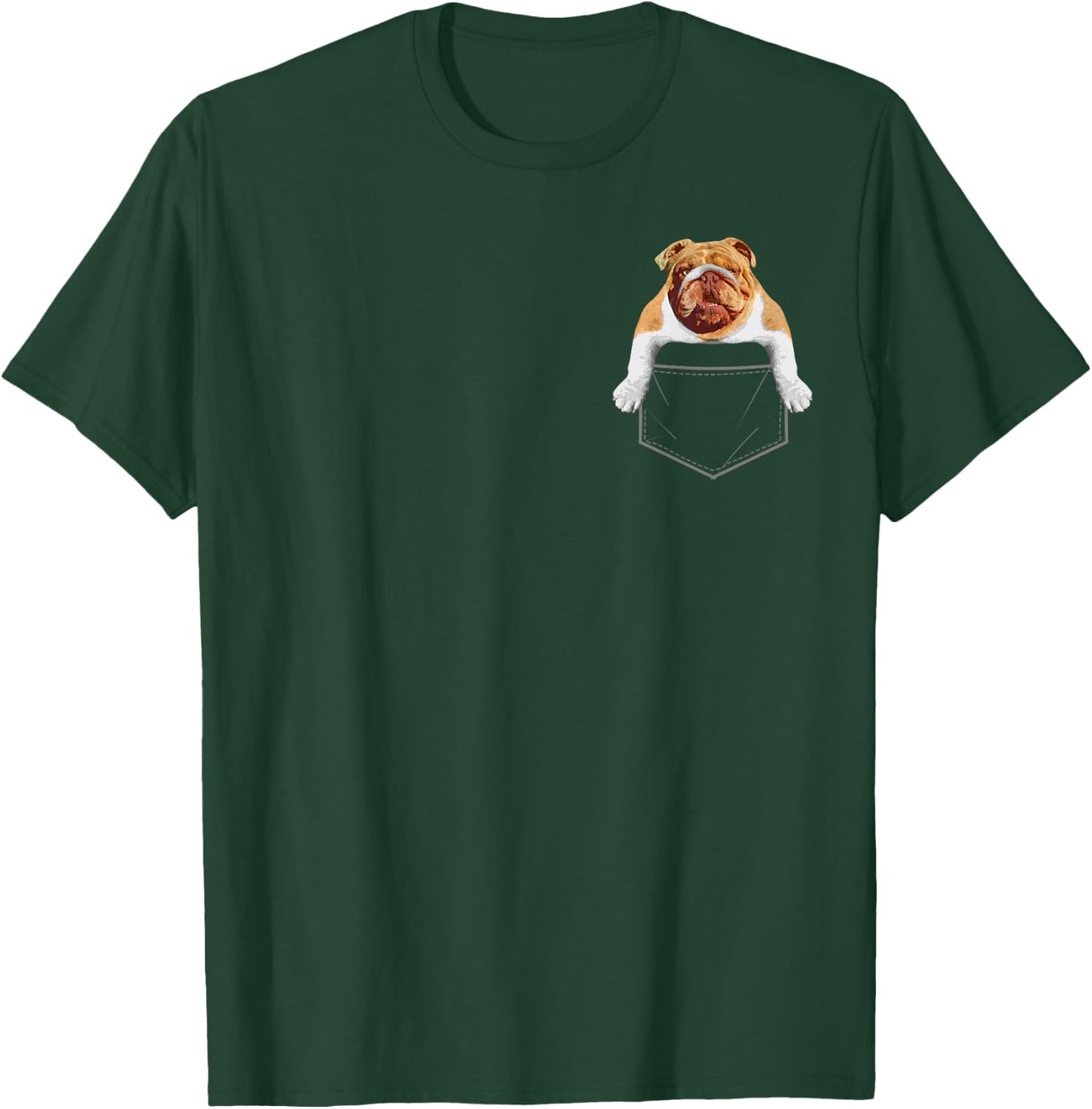 Funny English Bulldog Art Women Bulldog Owner Lover T-Shirt - T-Shirt | Forest