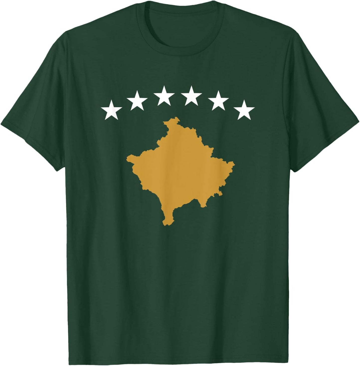 Kosovo Flag Men Women And Kids T-Shirt - T-Shirt | Forest