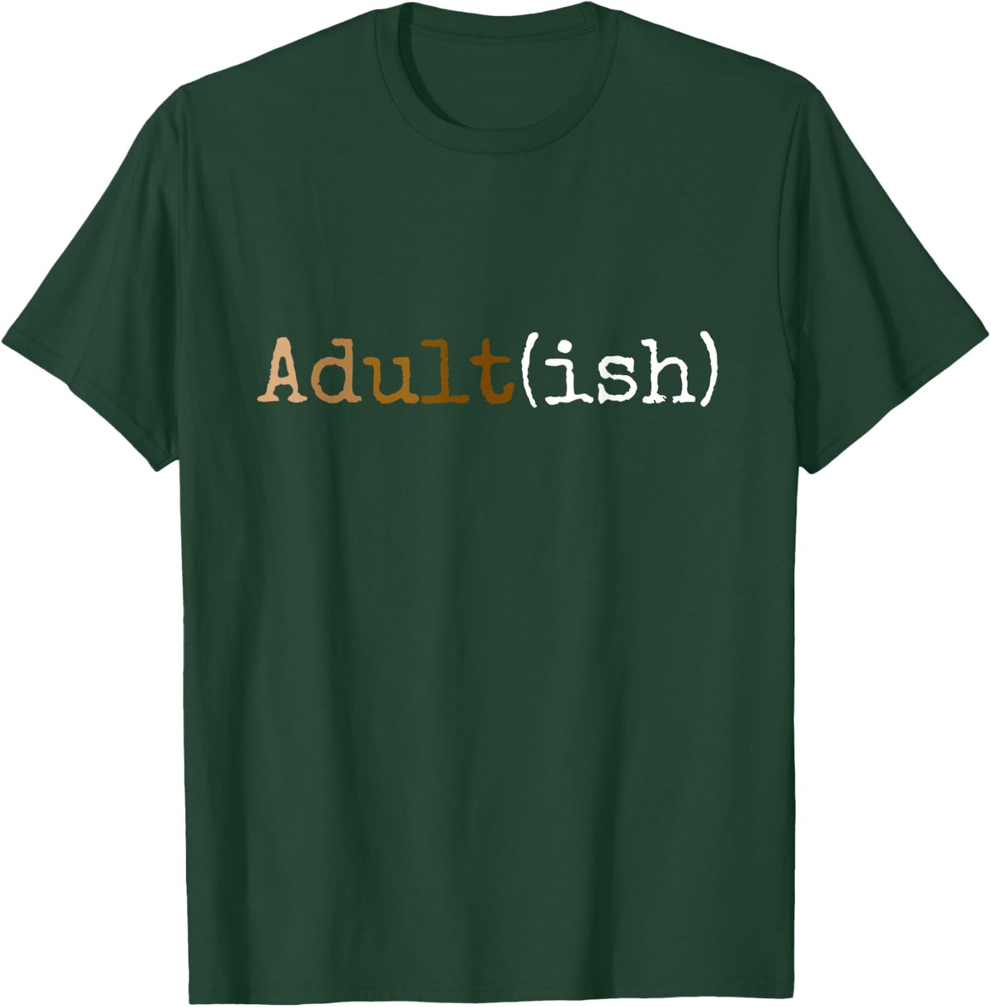 Adultish Shirt Melanin 21st Birthday Shirt 18th Birthday T-Shirt - T-Shirt | Forest
