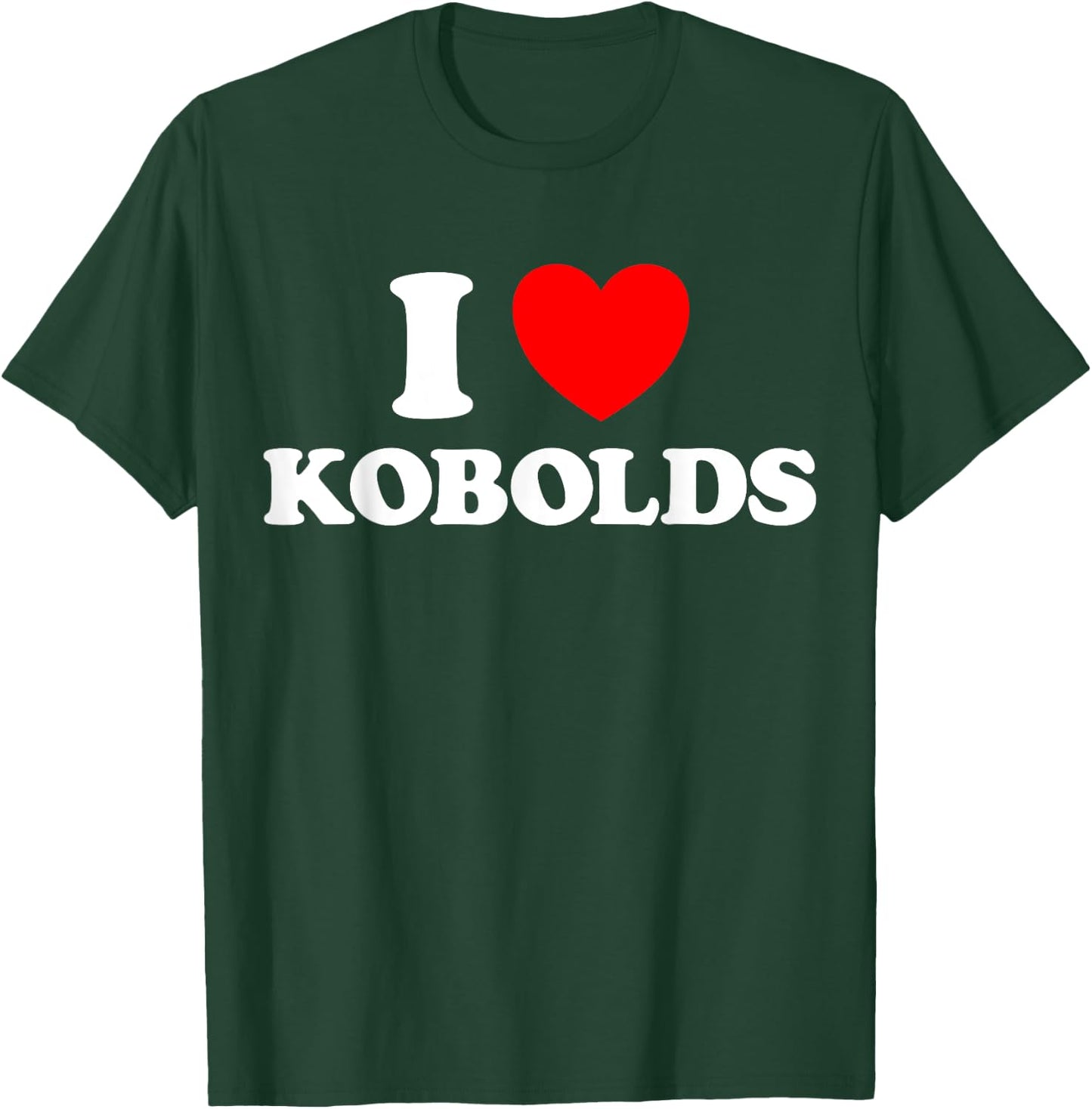 Love Kobolds Funny Cute Fantasy Monster Folklore Goblin Fan T-Shirt - T-Shirt | Forest