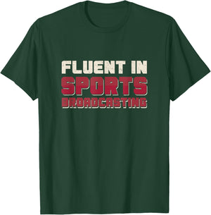 Awesome Sports Broadcasting Sportscasters Sports Broadcaster T-Shirt - T-Shirt | Forest