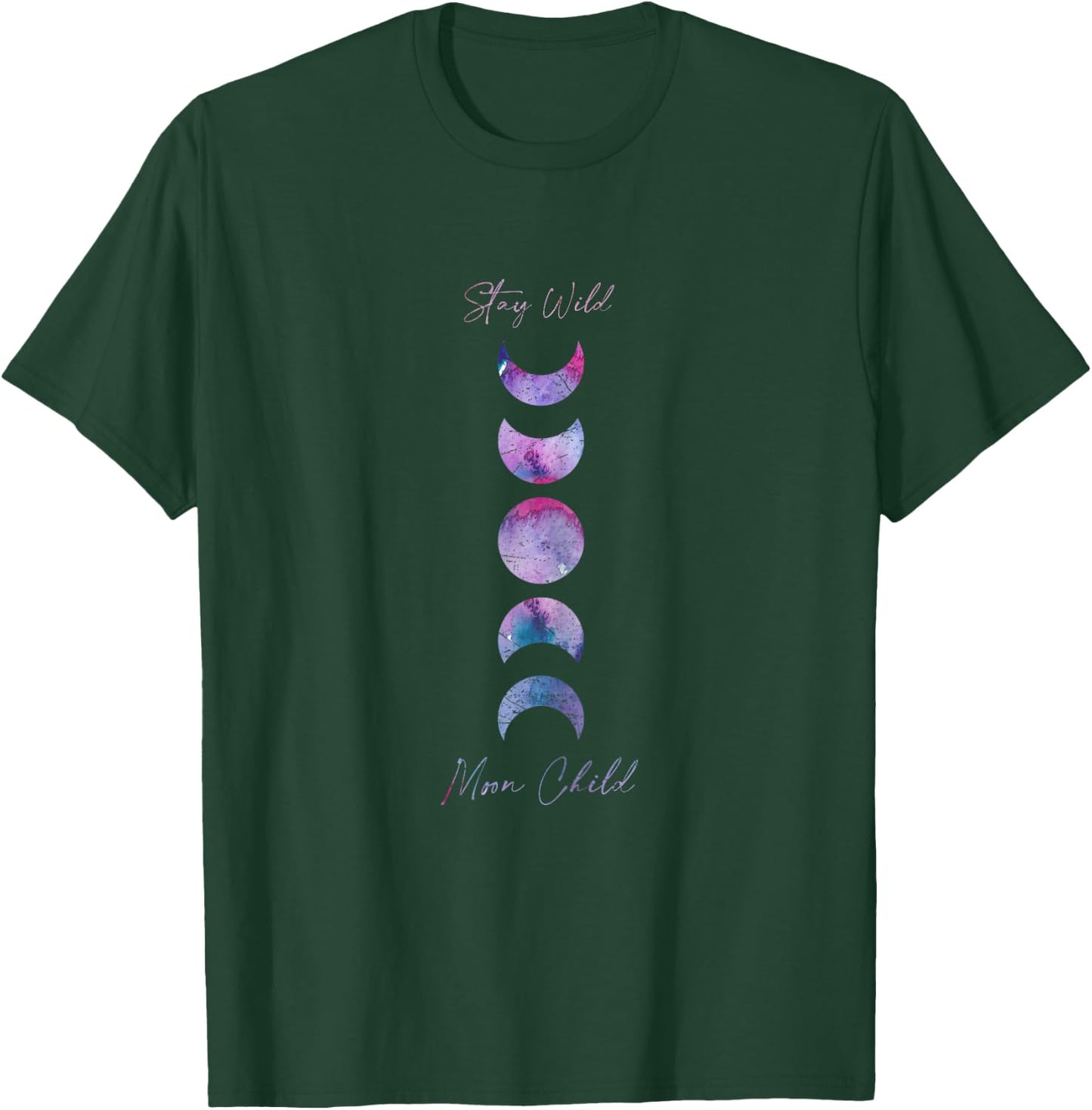Stay Wild, Moon Child: A Gypsy Boho Hippie T-Shirt - T-Shirt | Forest