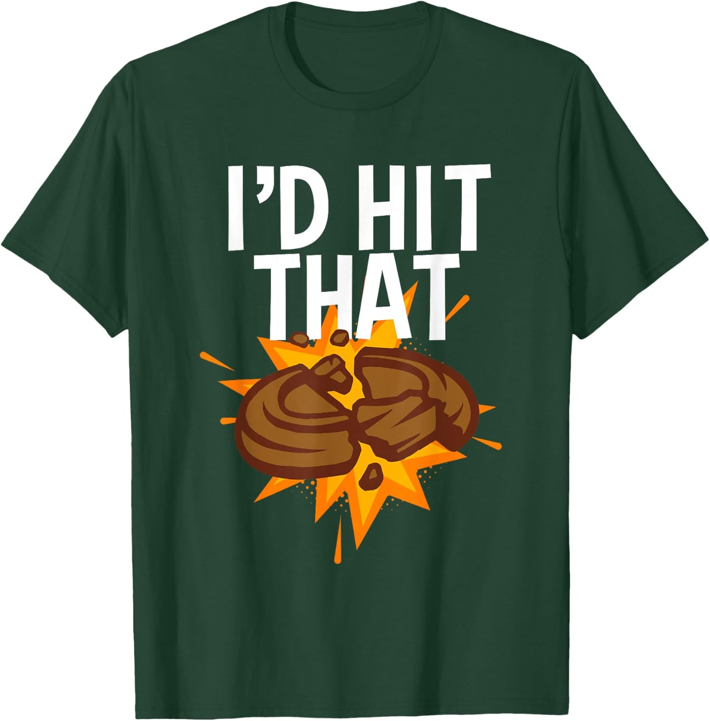 Cool Clay Shooting Women Sporting Pigeon Trap Target T-Shirt - T-Shirt | Forest