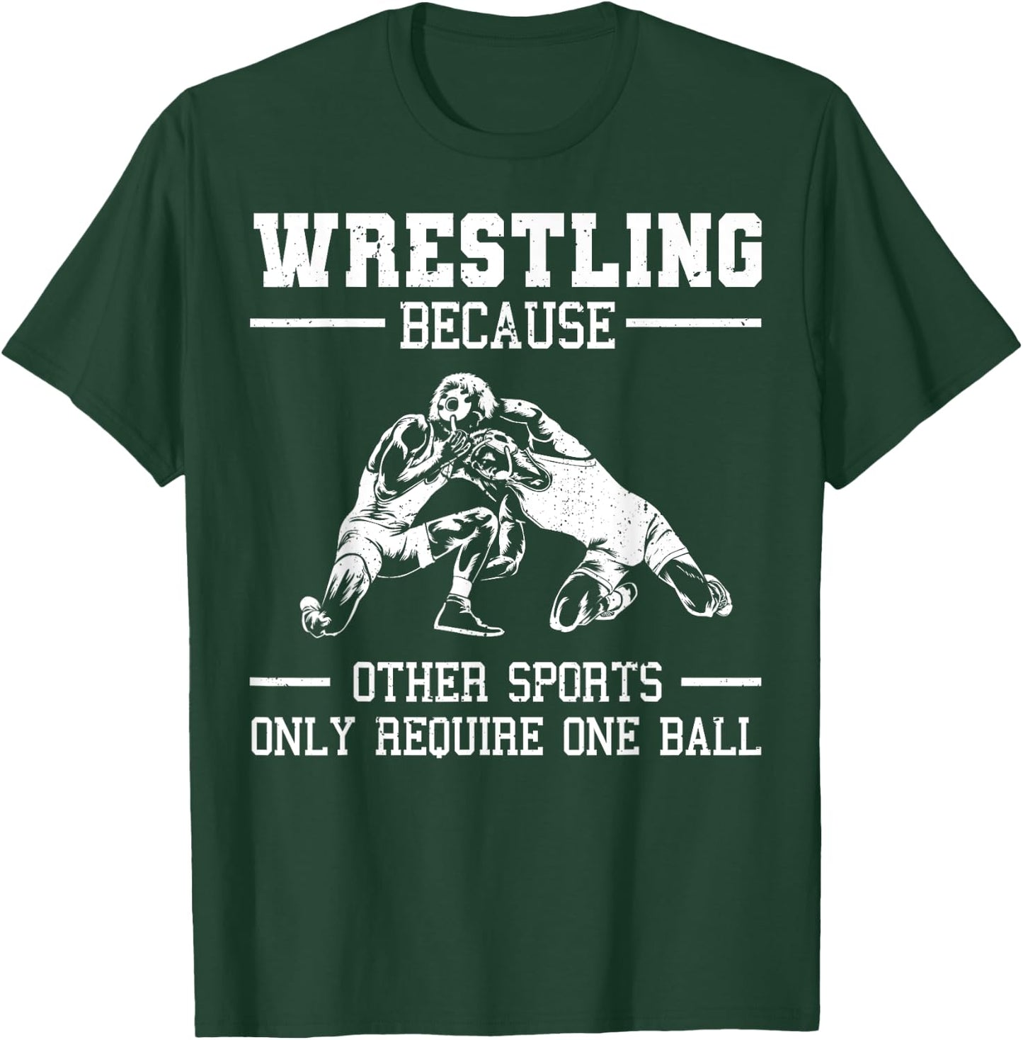 Funny Wrestling Design for Kids Men Women Wrestle Athletes Small T-Shirt - T-Shirt | Forest