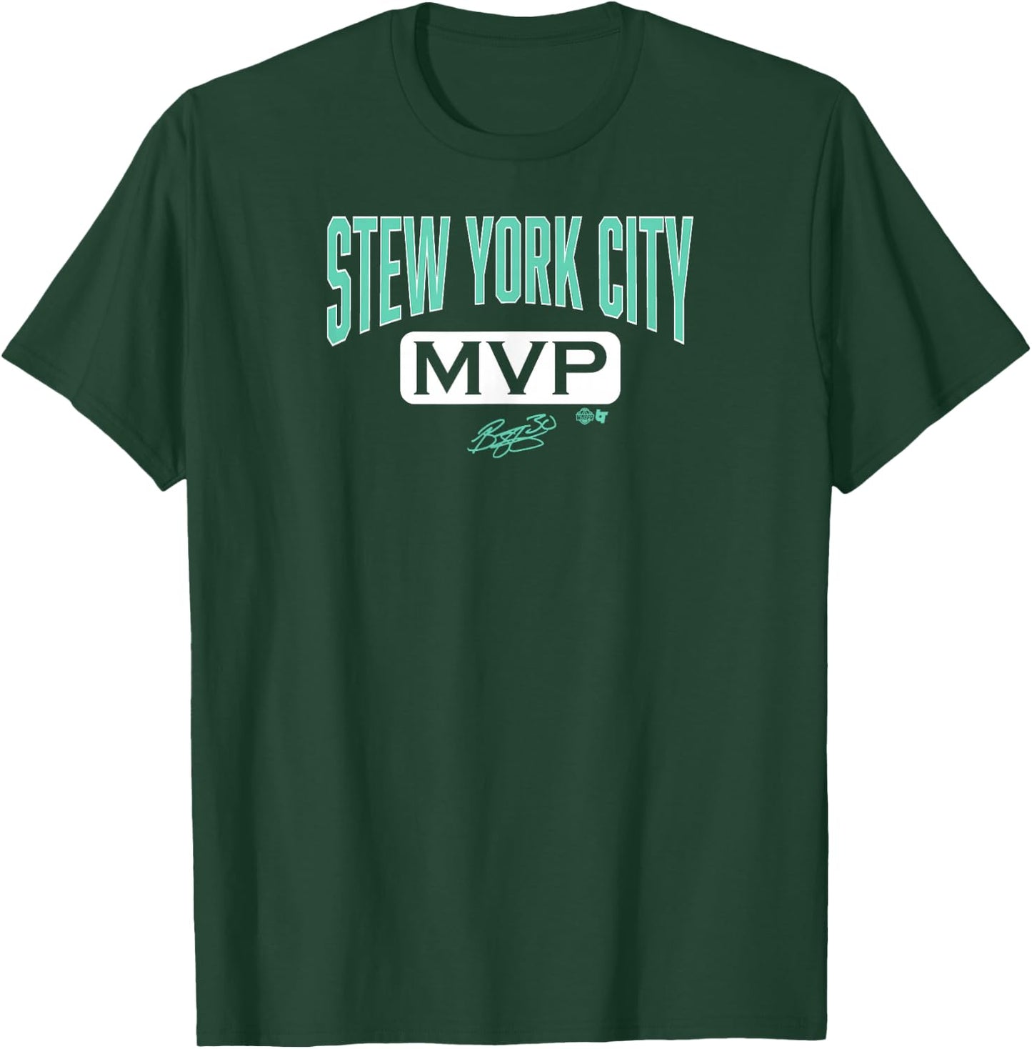 Breanna Stewart: Stew York City MVP - New York Basketball T-Shirt - T-Shirt | Forest