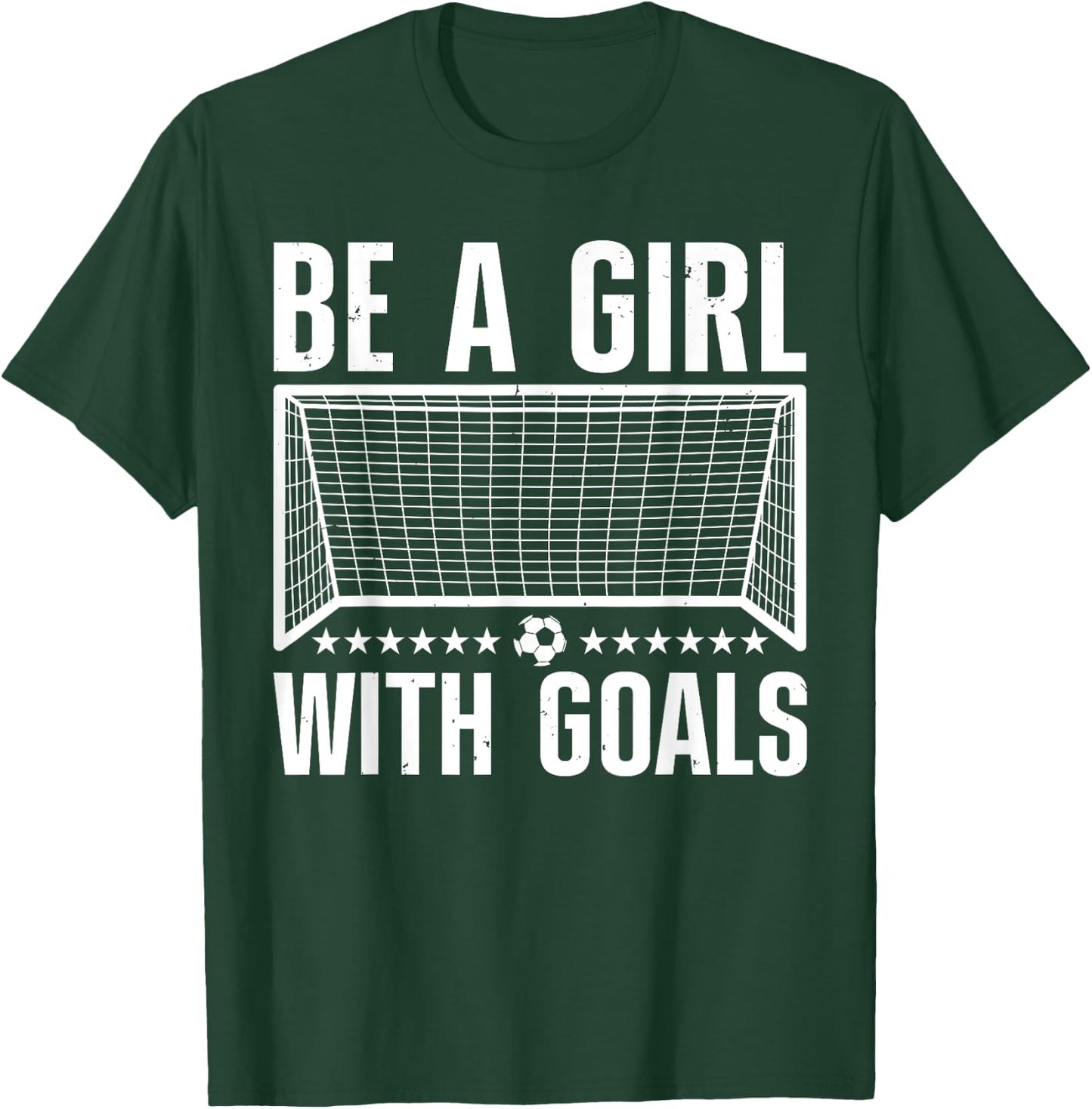 Funny Soccer Art For Girls Teens Women Soccer Lovers Players T-Shirt - T-Shirt | Forest