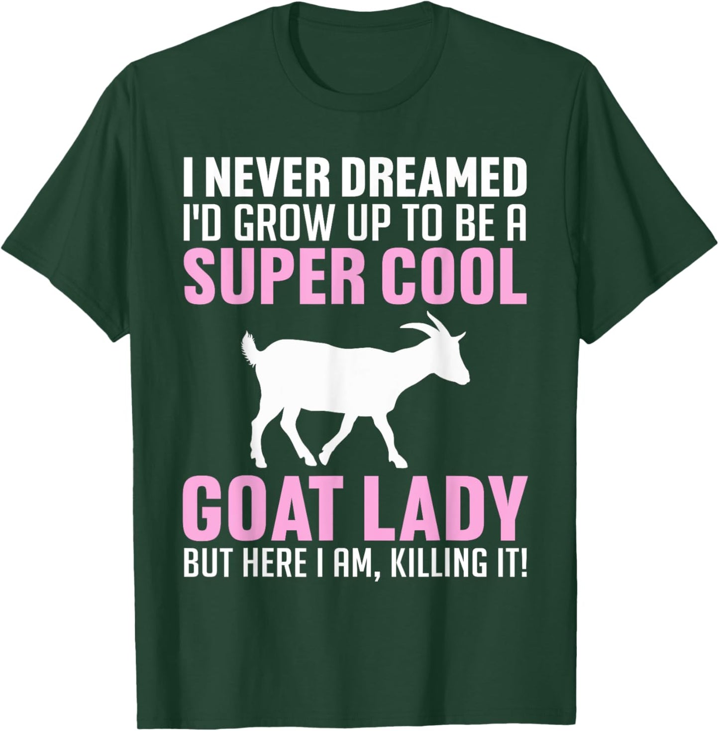 Cool Goats Girls Goat Whisperer Pygmy Goat Animal T-Shirt - T-Shirt | Forest