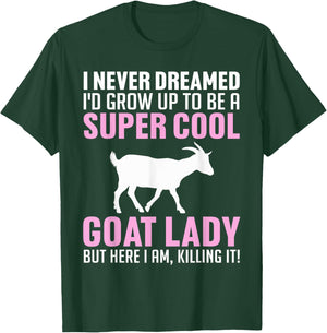Cool Goats Girls Goat Whisperer Pygmy Goat Animal T-Shirt - T-Shirt | Forest