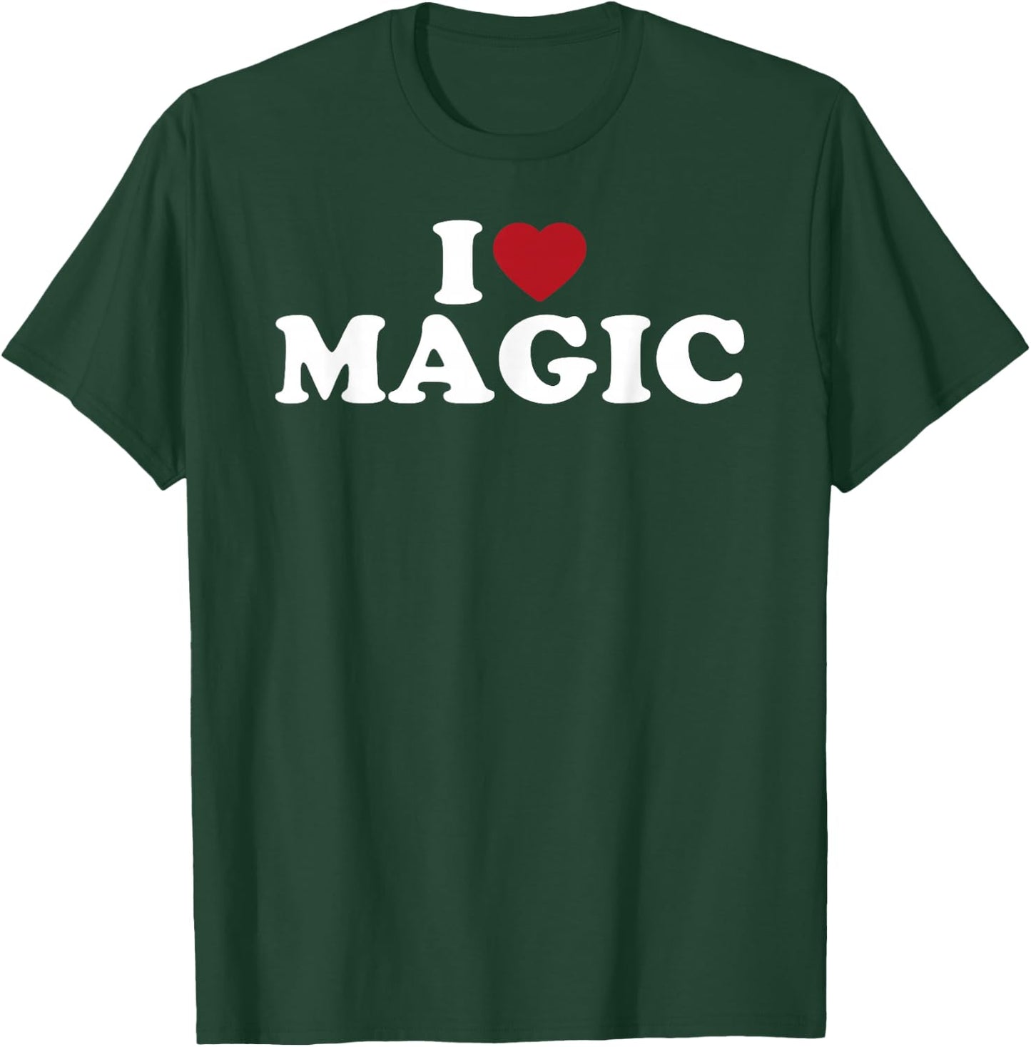 I Love Magic, I Heart Magic T-Shirt - T-Shirt | Forest
