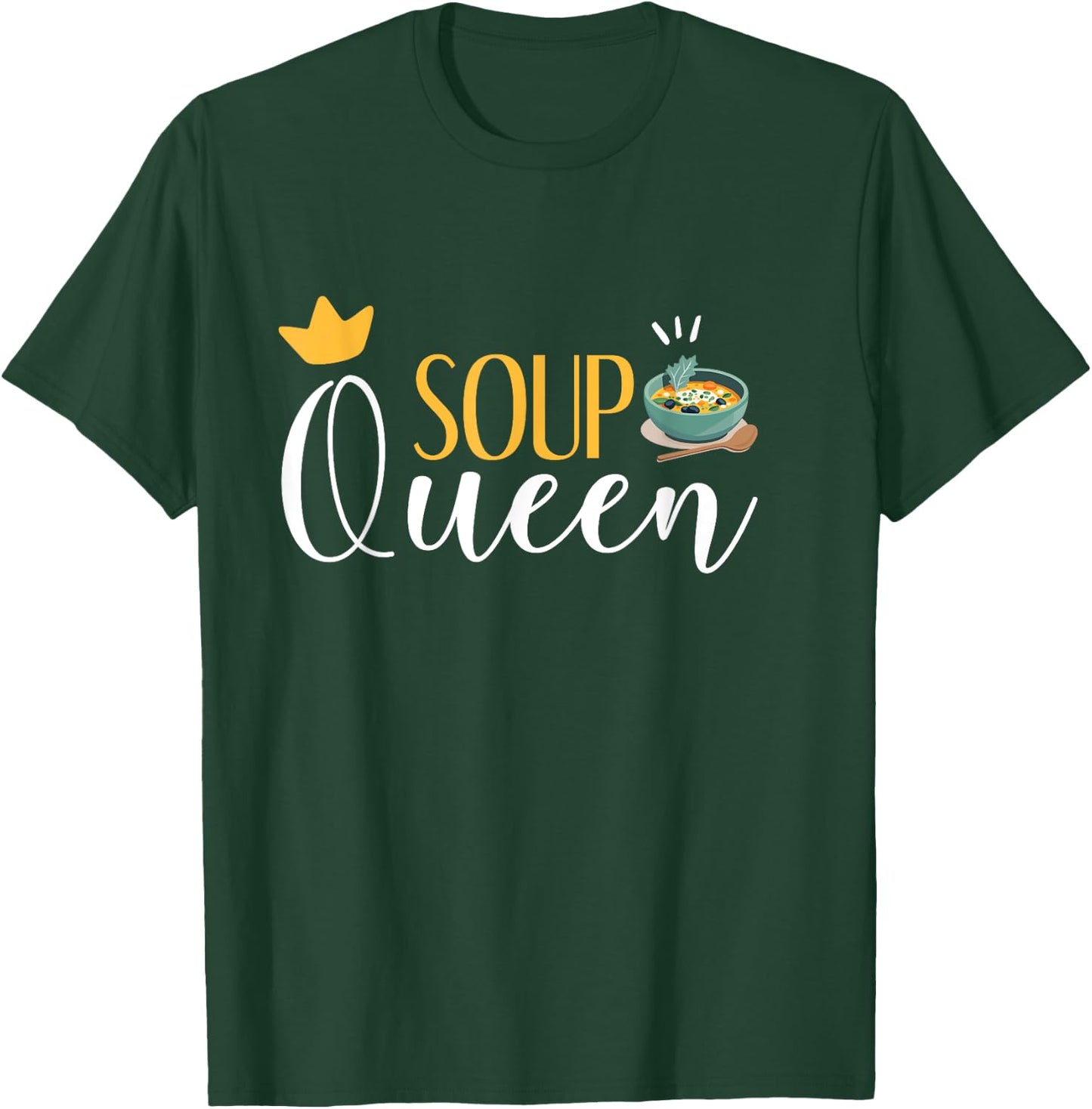 Vegetable Stew Cooking Lover - Funny Veggie Soup Queen T-Shirt - T-Shirt | Forest