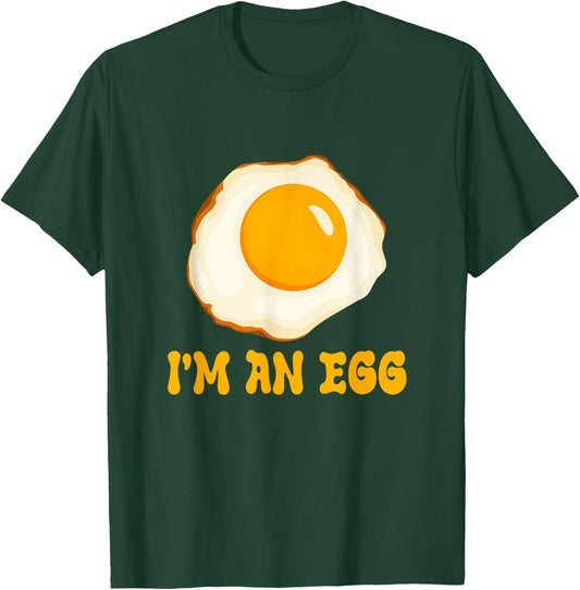 I'm An Egg Costume Funny Halloween Present Fried Egg Costume T-Shirt - T-Shirt | Forest