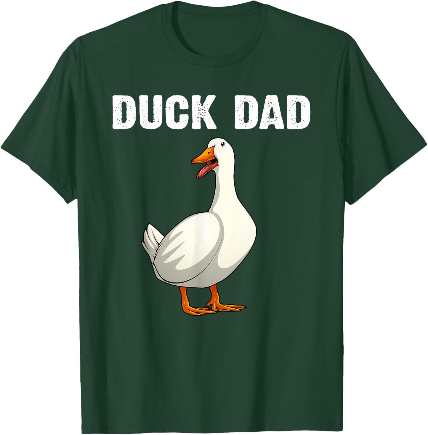 Cute Duck Design For Dad Men Waterfowl Bird Pet Duck Lovers T-Shirt - T-Shirt | Forest