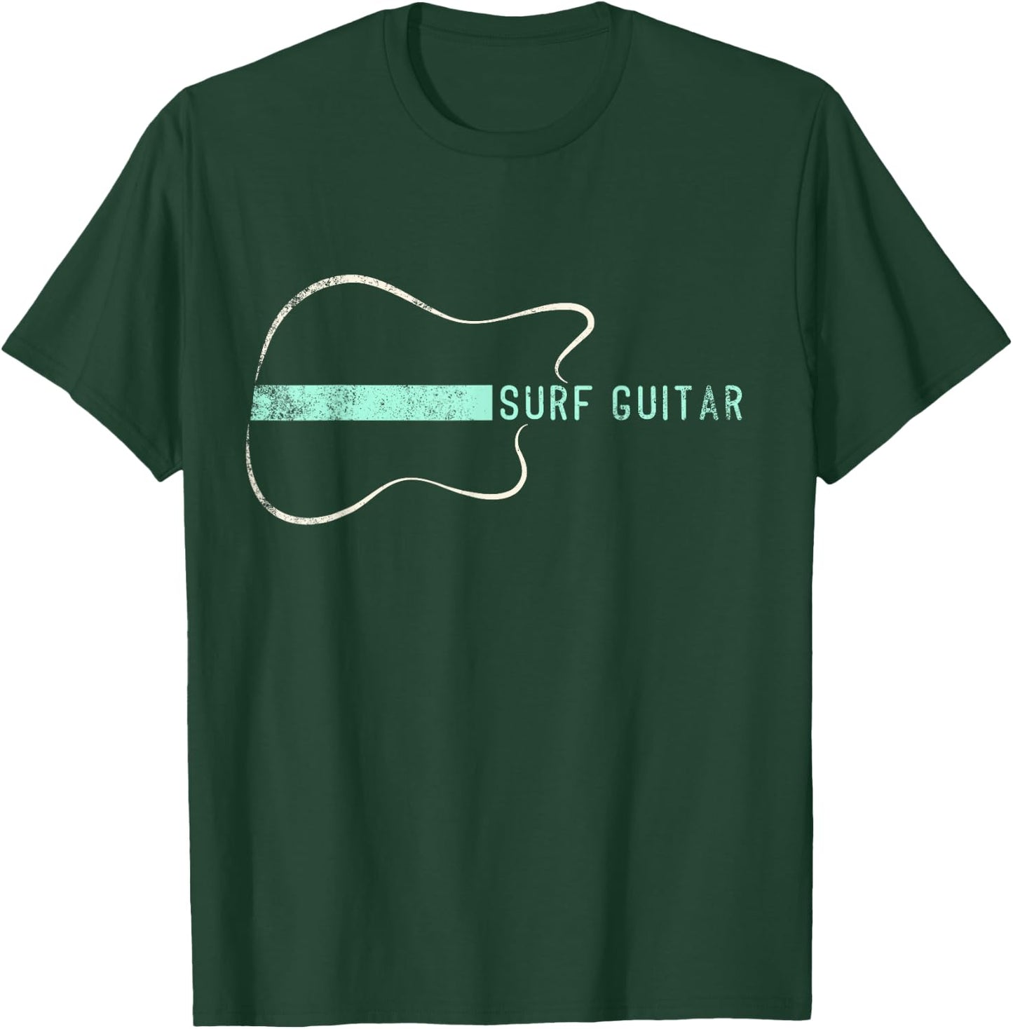 Surf Music - Surf Rock Guitar T-Shirt - T-Shirt | Forest