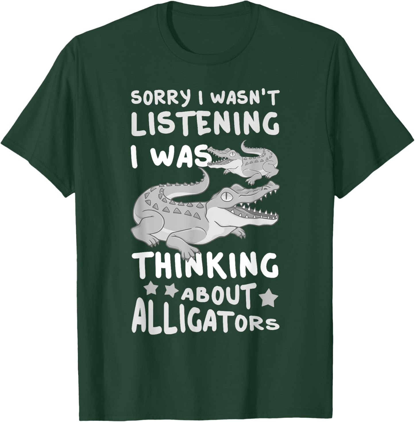 Alligator Animals Funny Florida Green Crocodiles Wild T-Shirt - T-Shirt | Forest