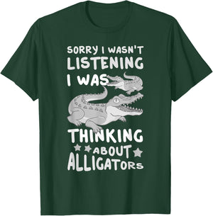 Alligator Animals Funny Florida Green Crocodiles Wild T-Shirt - T-Shirt | Forest