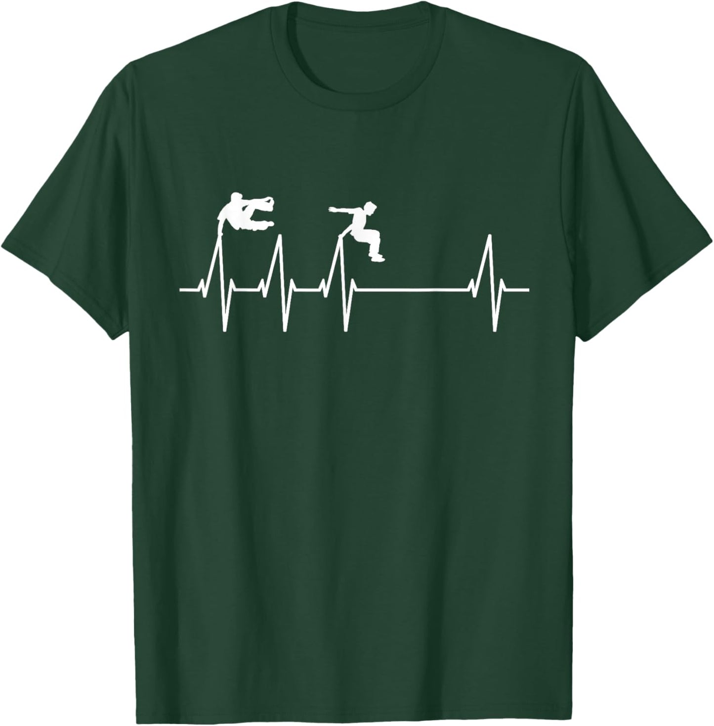 Parkour Sport Freerunning Backflip Freestyle Parkour Runner T-Shirt - T-Shirt | Forest