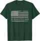 Gymnast Cheer Dad Gymnastics Dad US Flag - Gymnastics Dad Gift Fathers - Black, Short Sleeve, Small T-Shirt - T-Shirt | Forest