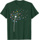 Dandelions Latina Countries Flag Hispanic Heritage Month Men T-Shirt - T-Shirt | Forest