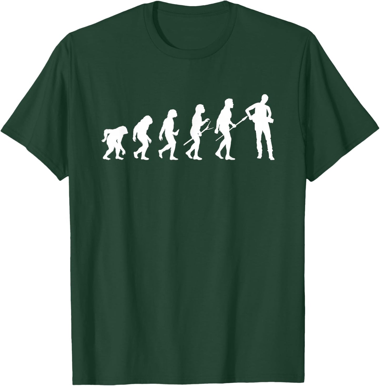 Hurdy-Gurdy Evolution Design for a Hurdy Gurdy lover T-Shirt - T-Shirt | Forest