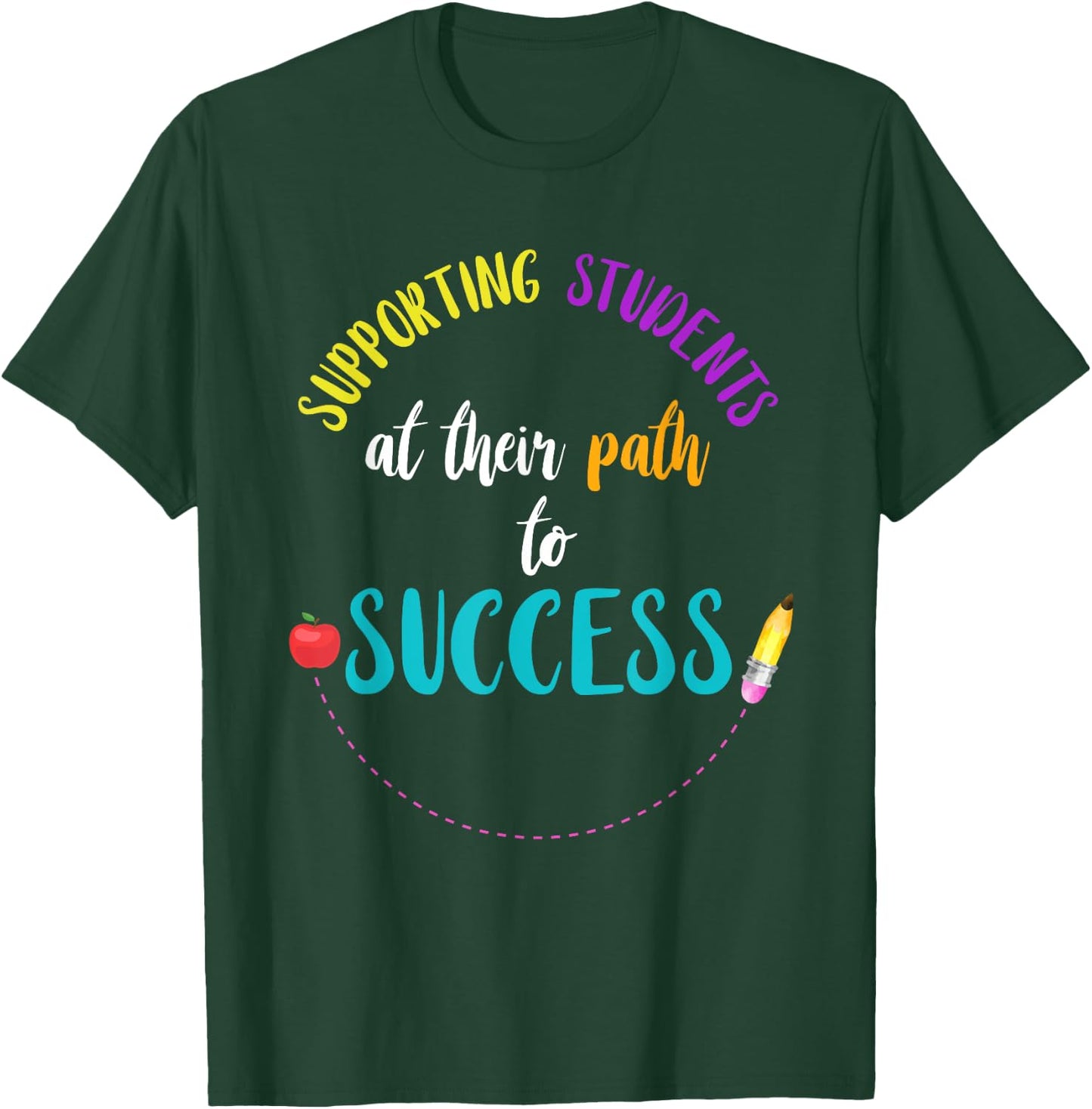 Supporting Students Response Intervention Teacher RTI Team T-Shirt - T-Shirt | Forest