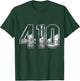 Baltimore Maryland 410 Area Code Pride Skyline Vintage T-Shirt - T-Shirt | Forest