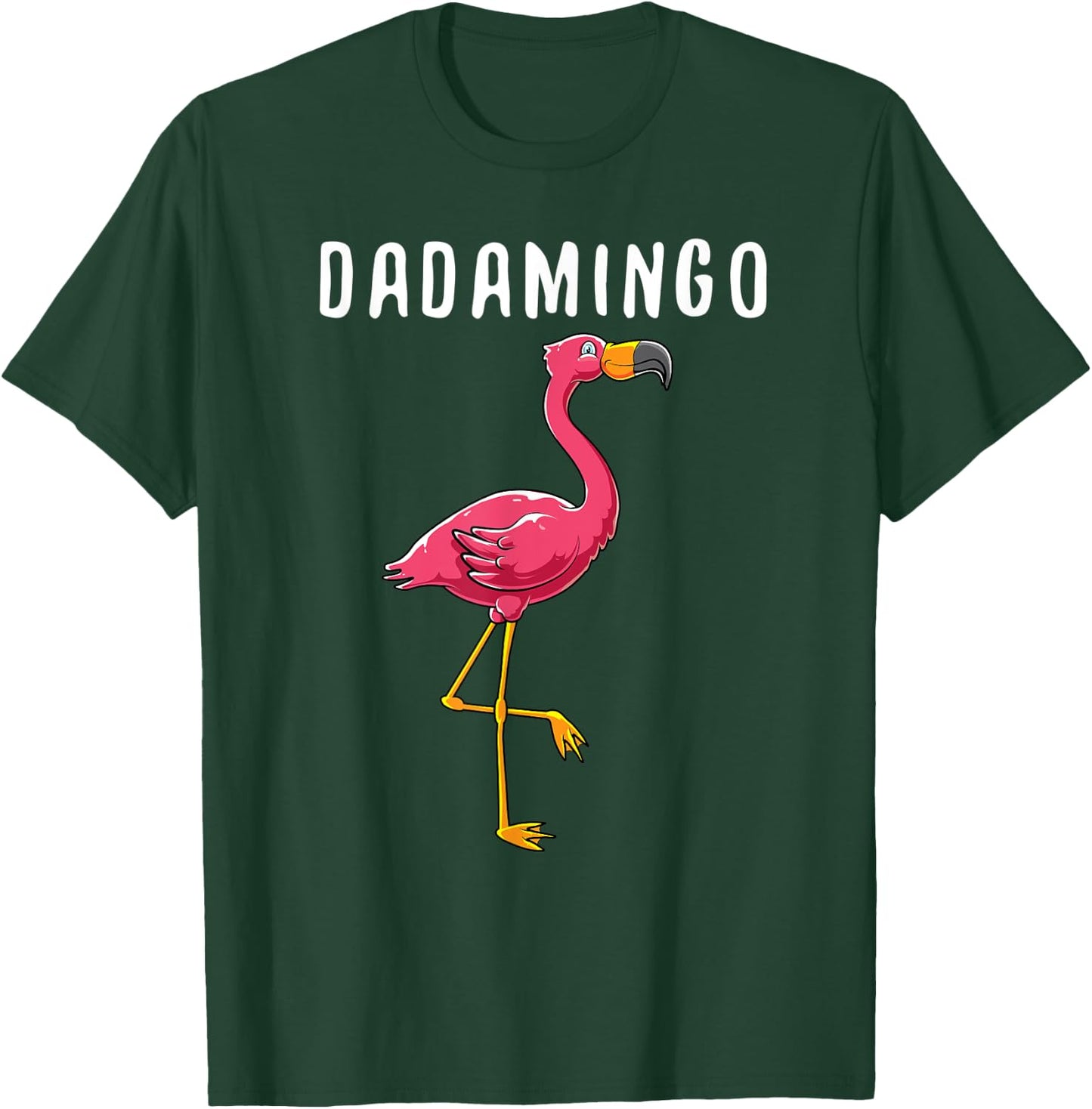 Flamingo bird funny theme for DADA T-Shirt - T-Shirt | Forest