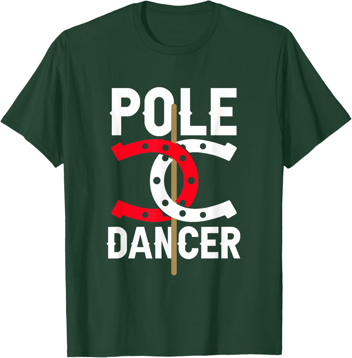 Horseshoe throwing T-Shirt - T-Shirt | Forest