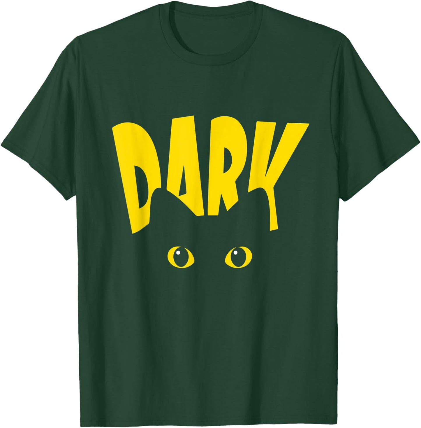 Black Cat Yellow Eyes Shirt , Funny Black Cat Owner Men Women T-Shirt - T-Shirt | Forest
