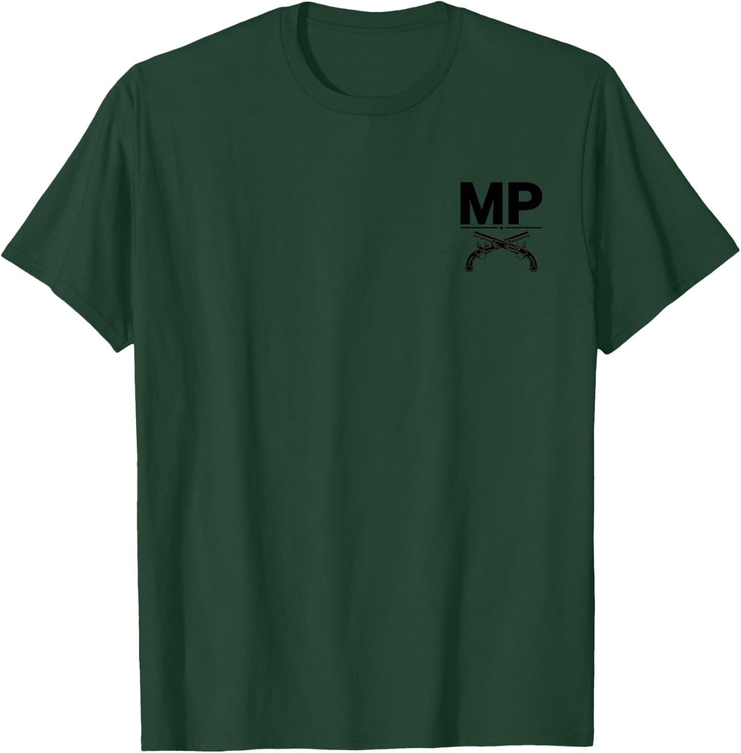 Mp Military Police Corps Us Army (black) T-Shirt - T-Shirt | Forest