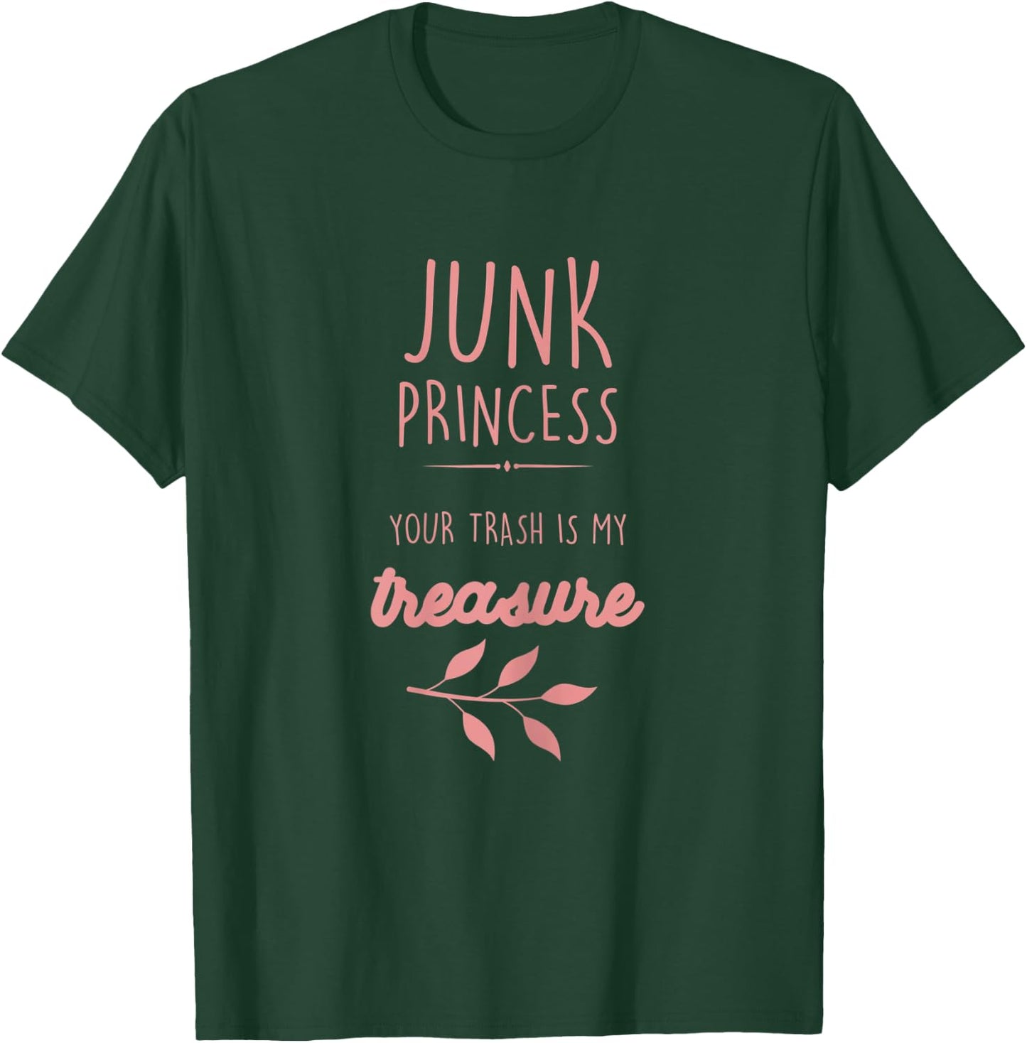 Antiquer Antiquing | Junk Princess | Girls Antique Collector T-Shirt - T-Shirt | Forest