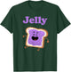 Miftees Besties Dancing Jelly Peanut Butter and Jelly - Women's Fun Dancing - Black, Small T-Shirt - T-Shirt | Forest