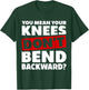 Knees Bend Backward. Hypermobile EDS. Ehlers-Danlos Syndrome T-Shirt - T-Shirt | Forest