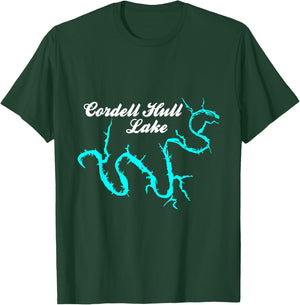 Minimalist Cordell Hull Lake - Tennessee T-Shirt - T-Shirt | Forest