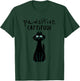 Cat Humor Pawsitive Cattitude Pun Positive Attitude Cute Women T-Shirt - T-Shirt | Forest