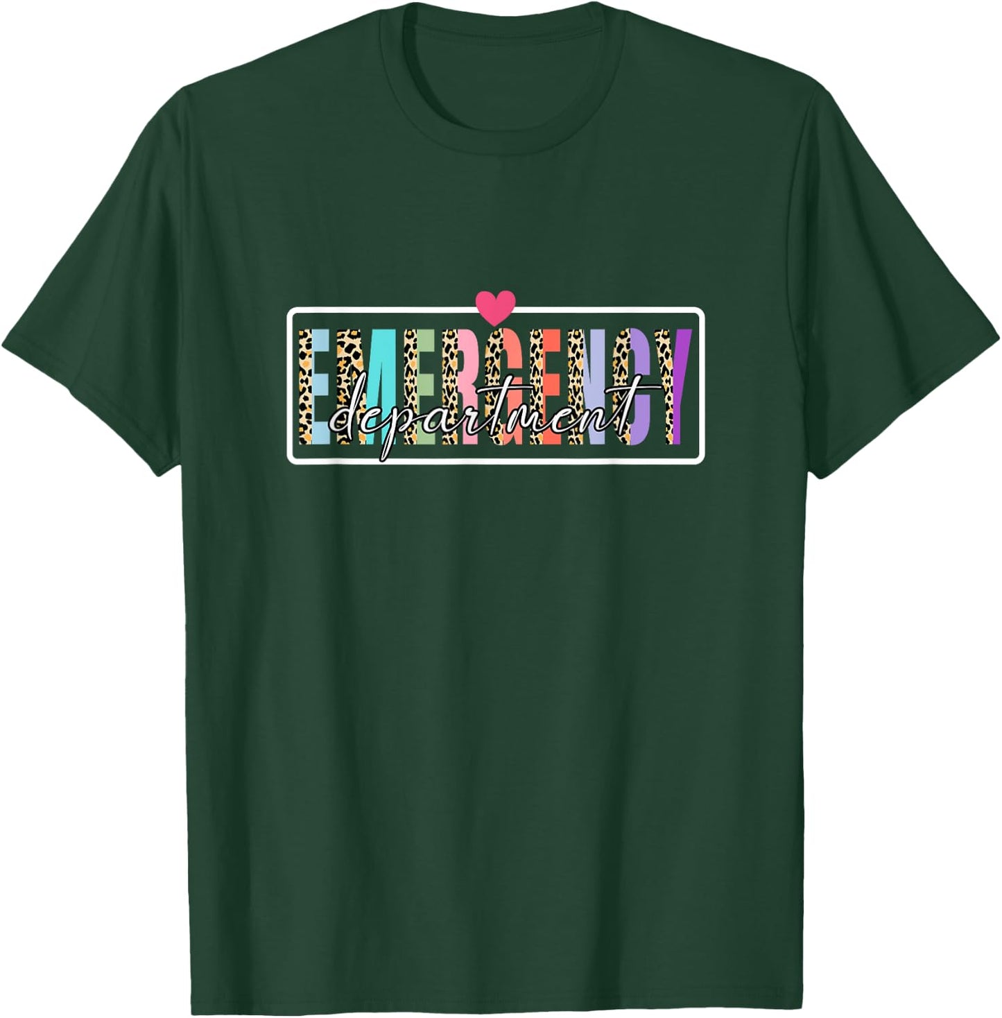 Emergency Department Emergency Room Healthcare Nursing Er T-Shirt - T-Shirt | Forest
