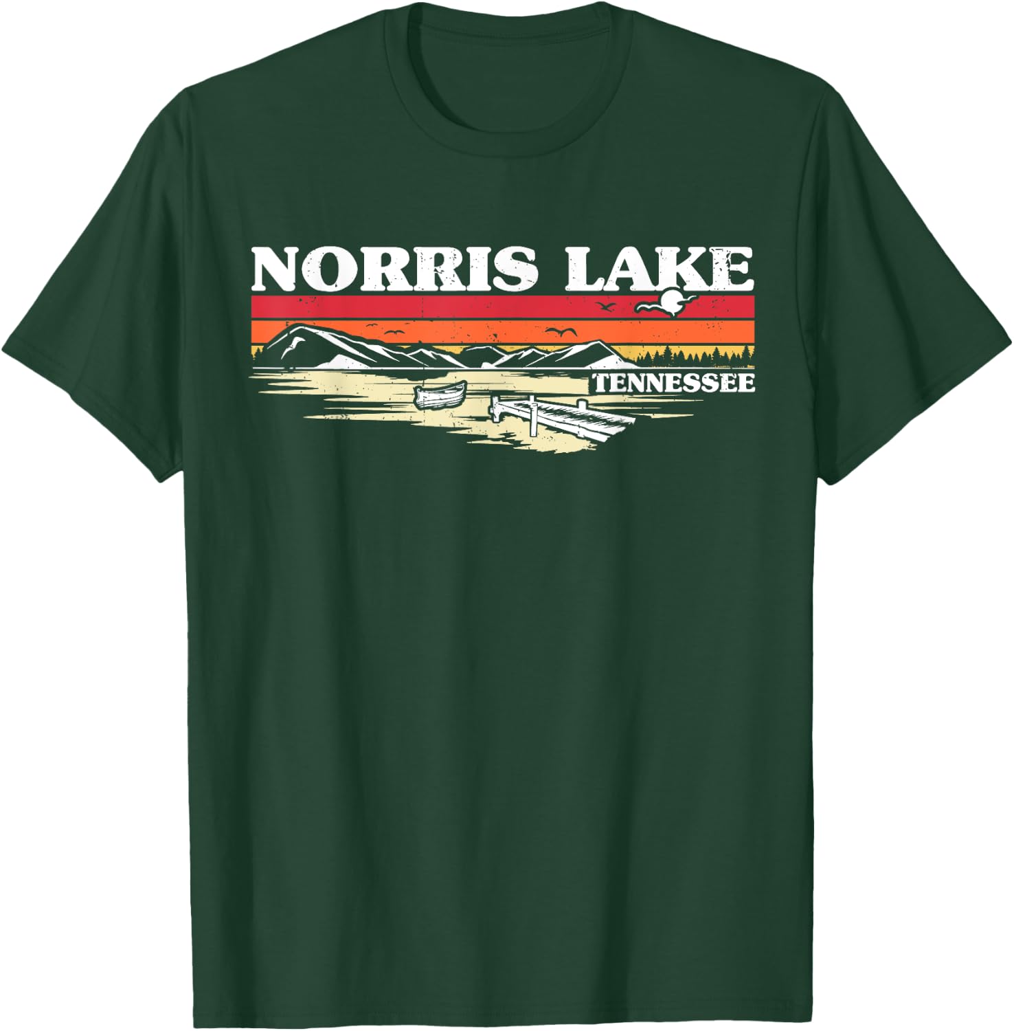 Fishing Boating Camping Lake Vacation Norris Lake T-Shirt - T-Shirt | Forest