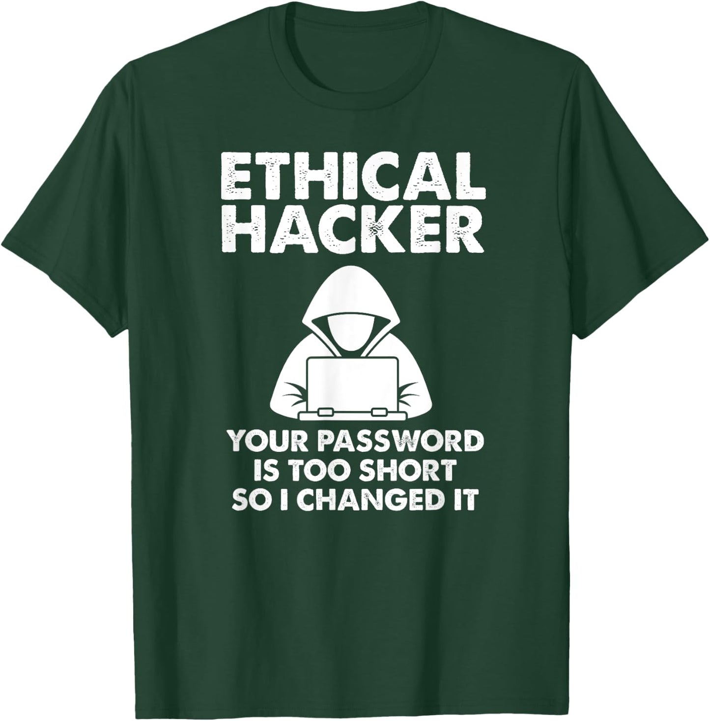 Funny Hacker Art Women Hacking Lover Computer Nerd T-Shirt - T-Shirt | Forest