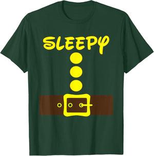 Dwarf Easy Halloween Color Costume Men Women Kids Matching T-Shirt - T-Shirt | Forest