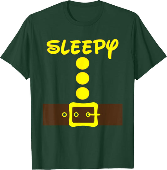 Dwarf Easy Halloween Color Costume Men Women Kids Matching T-Shirt - T-Shirt | Forest